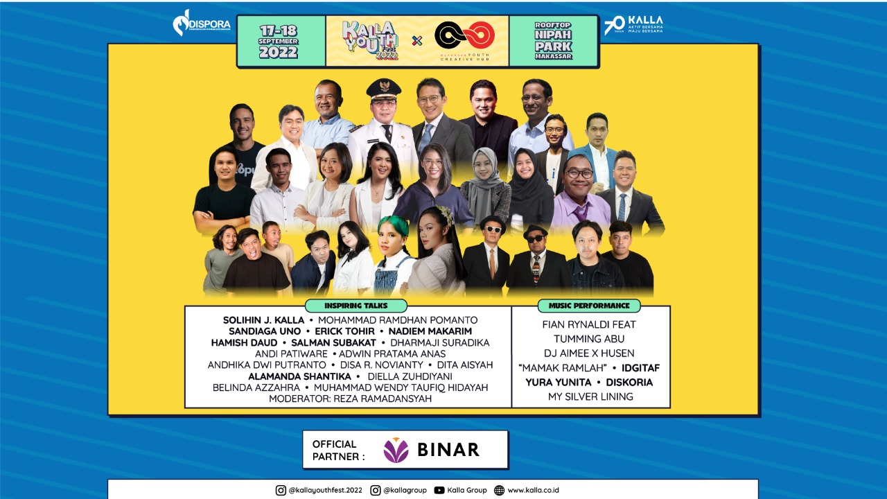 binar x kalla youth fest