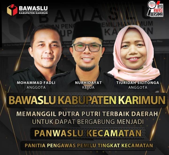 bawaslu karimun buka rekrutmen panwascam ini syaratnya