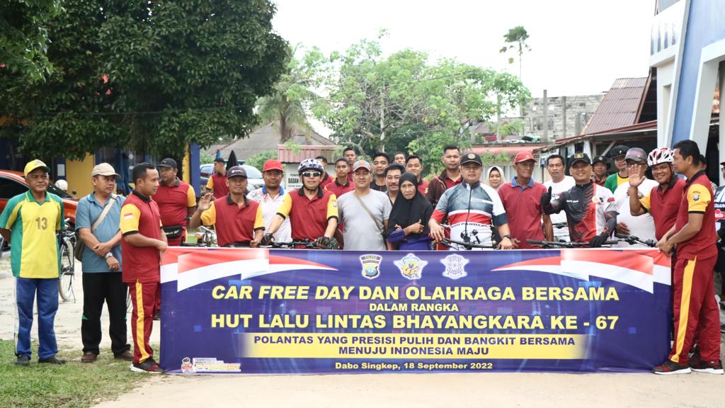 car free day polres lingga