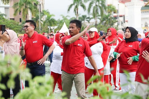 wako batam senam jantung world heart day