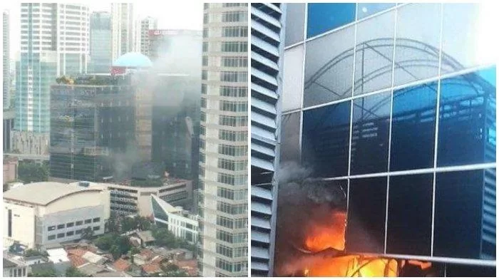 Gedung Kemenkumham Jaksel Terbakar