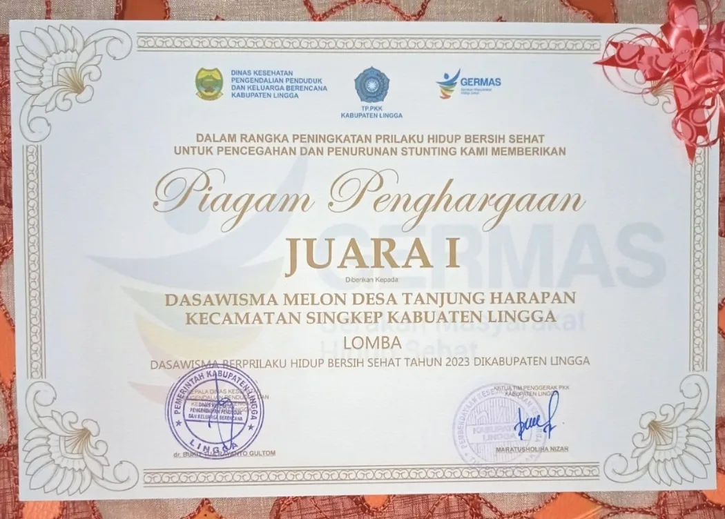 Dasawisma Melon juara I