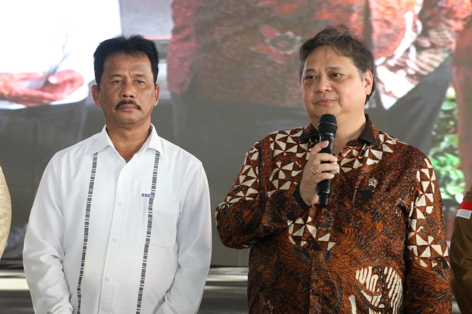 Menko Erlangga Bersama Muhammad Rudi