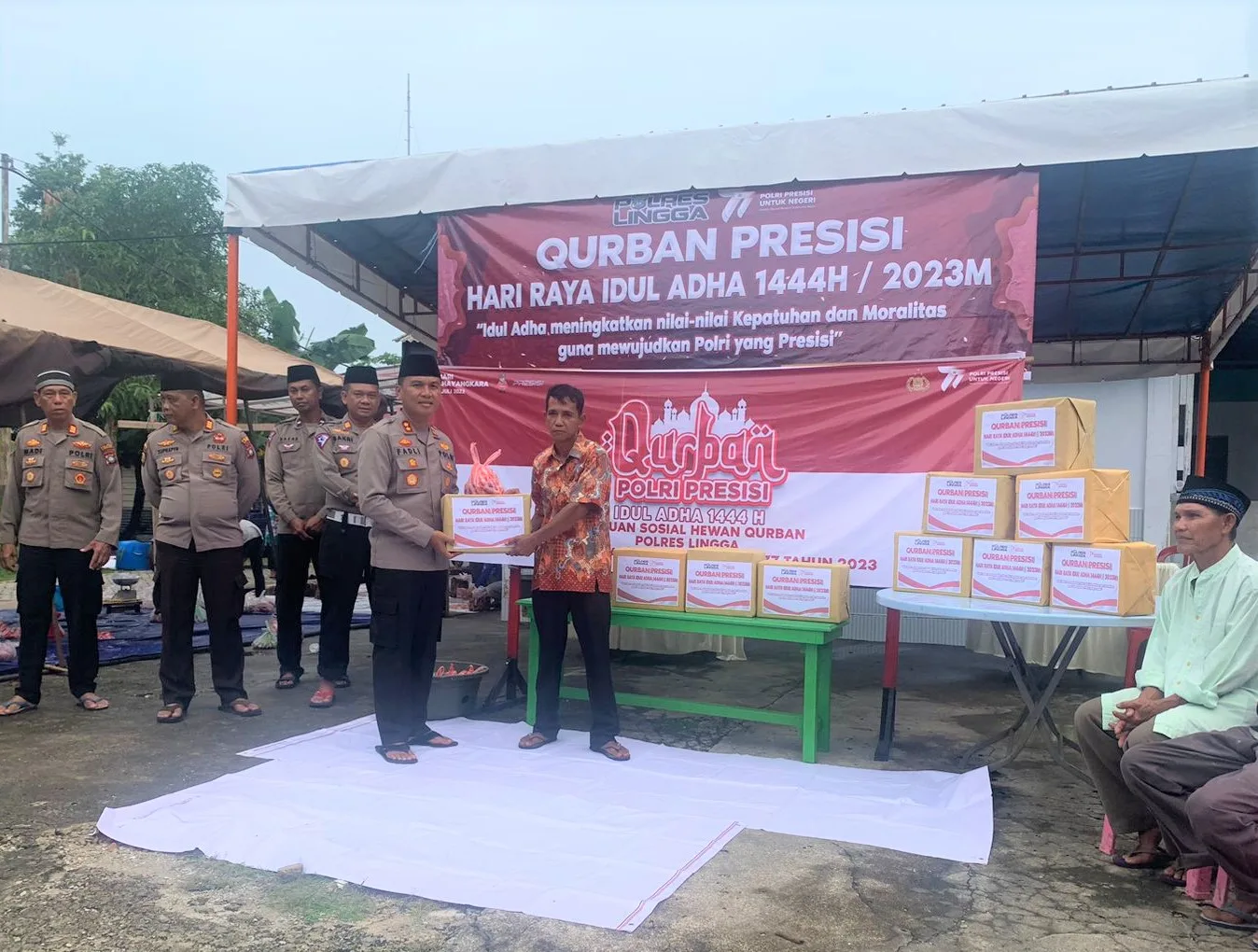 Polres Lingga Idul Adha 1444 H