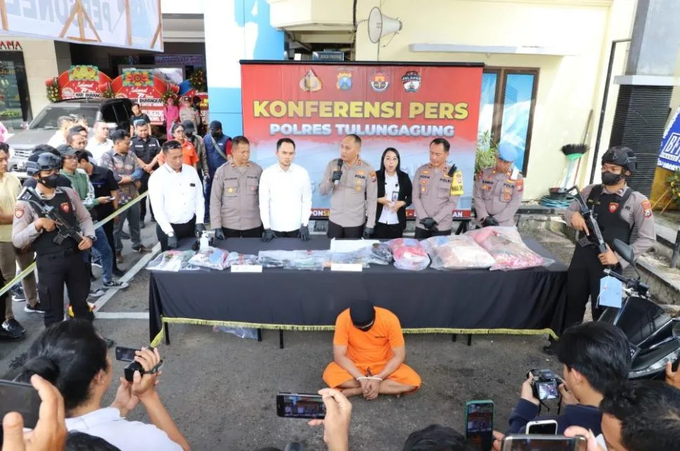 Jumpa Pers Polres Tulungagung