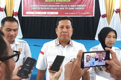 Kakanwil Kemenkumham Kepri Kunker Ke Lingga