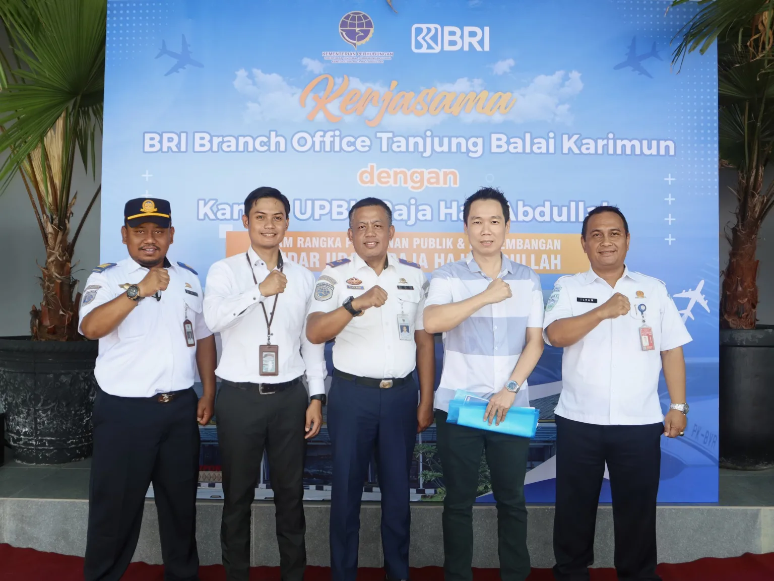 Bandara RHA Karimun teken MoU dengan Bank BRI di bidang pelayanan dan pengembangan | Foto: Ami