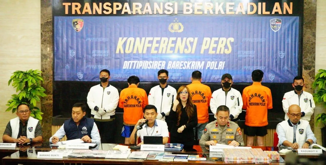 Bareskrim Bongkar Online Scam Jaringan Internasional Berkedok Loker 4 Negara Jadi Korban 46