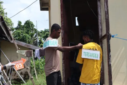 Polisi Rekonstruksi Kasus Pertengkaran Sejoli Berujung Pembunuhan Di Sorong Selatan 22