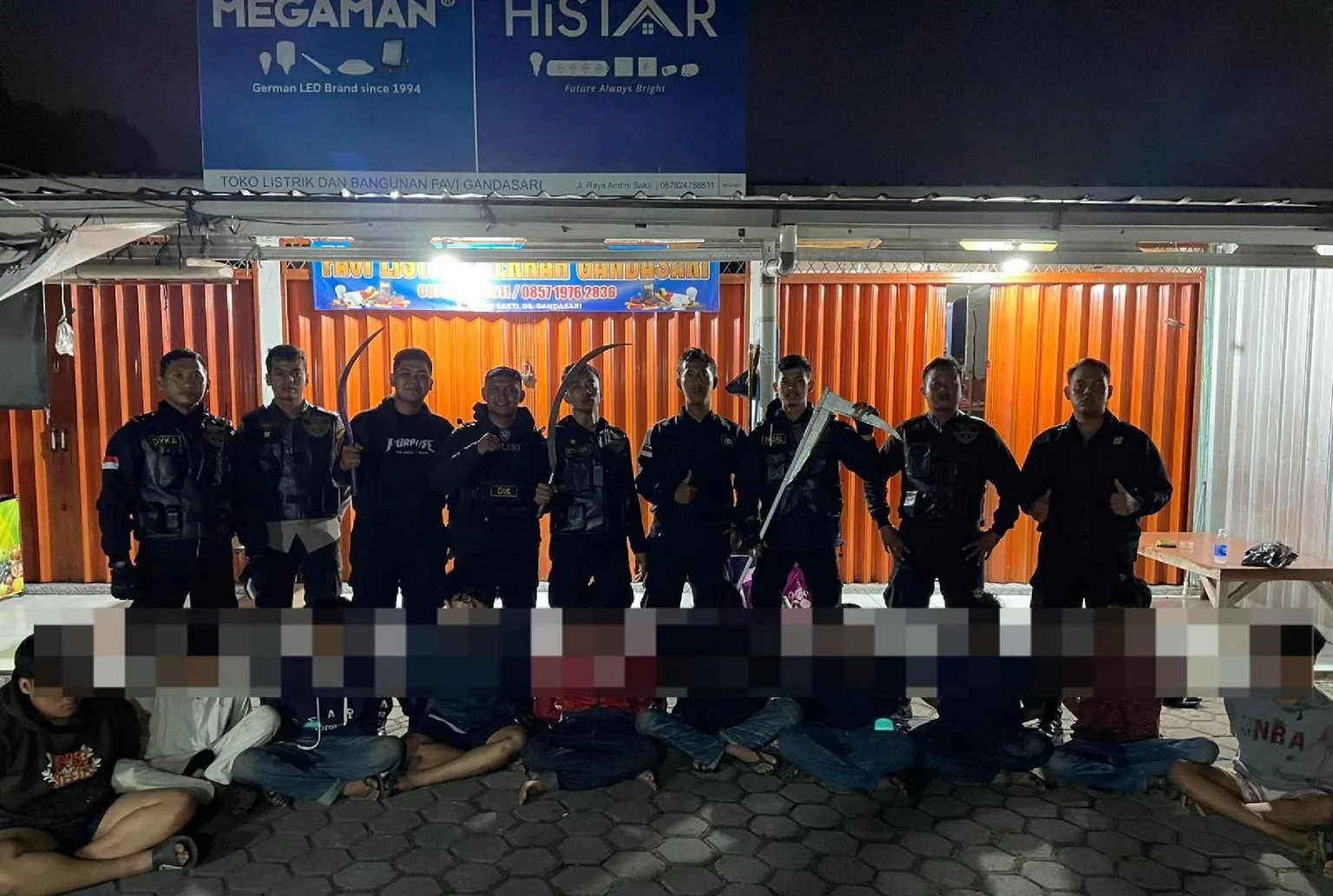 Siap Tawuran Sejumlah Pemuda Di Cikarang Diamankan Polisi 36