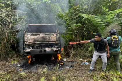 Kejam Kkb Bunuh 1 Warga Sipil Dan Bakar Truck Di Yahukimo 08