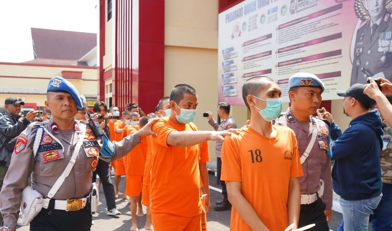 Menindaklanjuti Arahan Presiden 20 Tersangka Pengedar Narkoba Berhasil Dibekuk Polresta Bandung 10