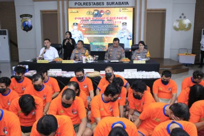 Pengungkapan Jaringan Narkoba Di Surabaya 16 Kg Sabu Disita 16