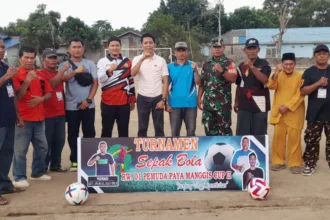 Pembukaan Turnamen Sepak Bola RW 01 Pemuda Paya Manggis CUP II 2025 | Foto: Ami