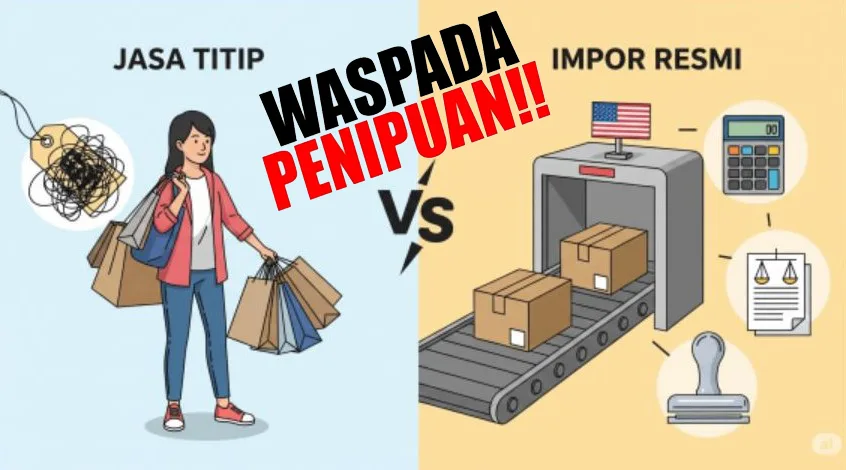 Ilustrasi penipuan Jasa Titip via Media Sosial | Foto: Istimewa