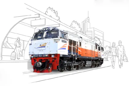 Lokomotif Kereta Api (Courtesy KAI)